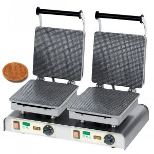 Wafelmaker Stroop II met digitale timers