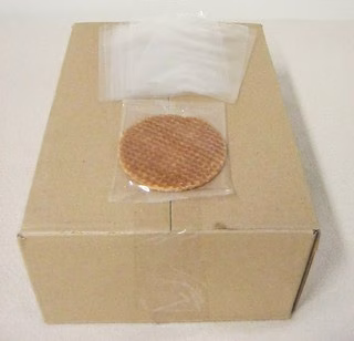 Zakje voor één stroopwafel