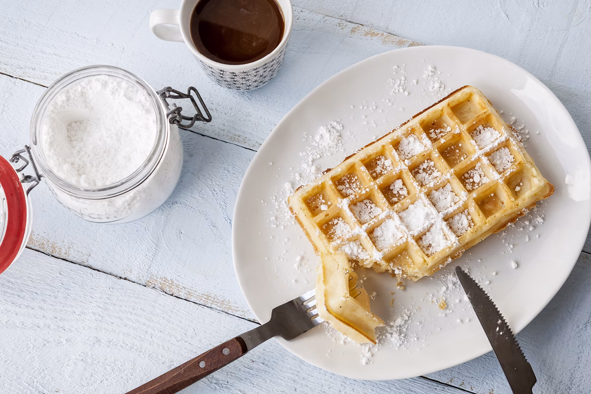 Single 180 Degrees Brussels waffle Maker 4x6 - Image 2